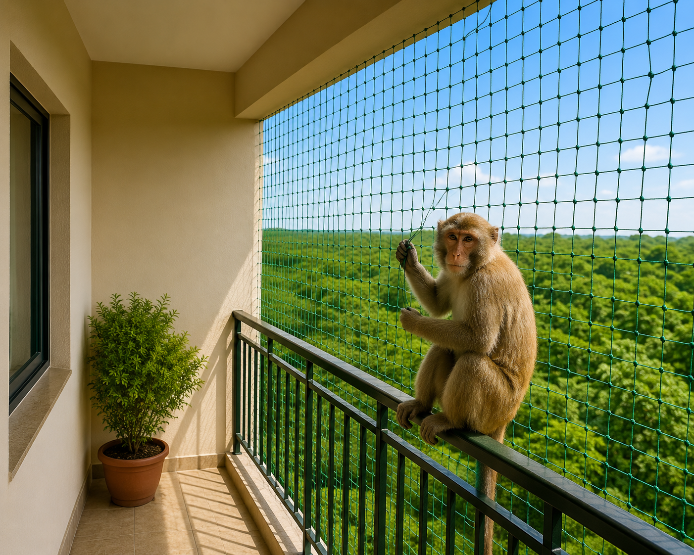 Monkey Safety Nets Installation
